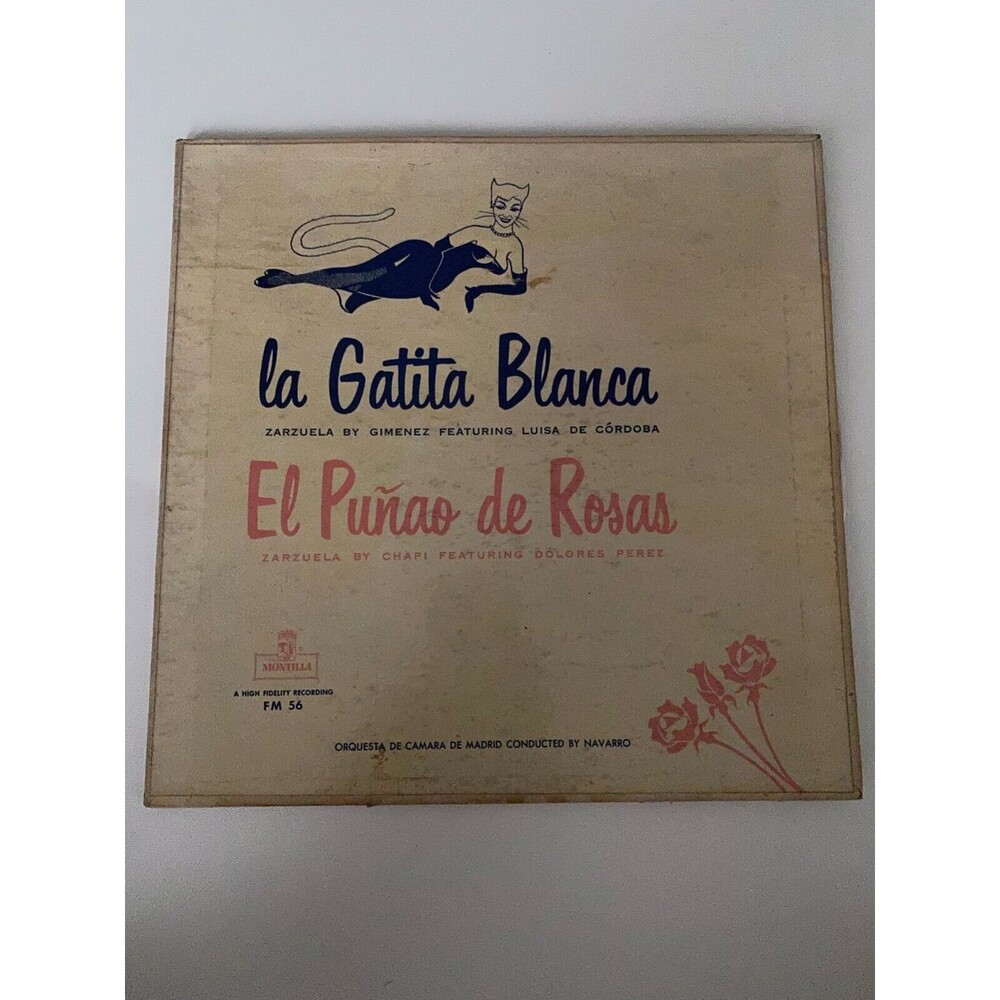 La Gatita Blanca El Punto De Rosas LP Luisa Gordoba Dolores Perez Montilla FM 56